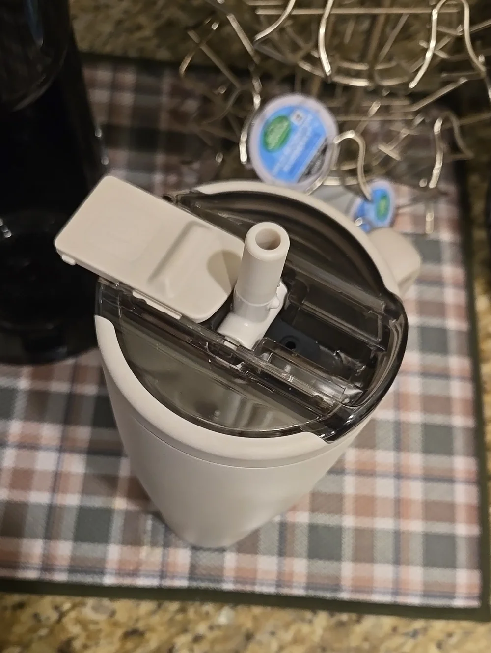BruMate Era Flip 40 Oz Travel Mug with Handle Neutral